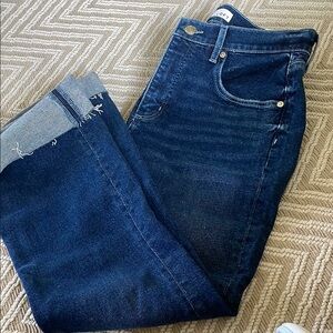 LOFT Blue Ankle Cropped Jeans Classic Style